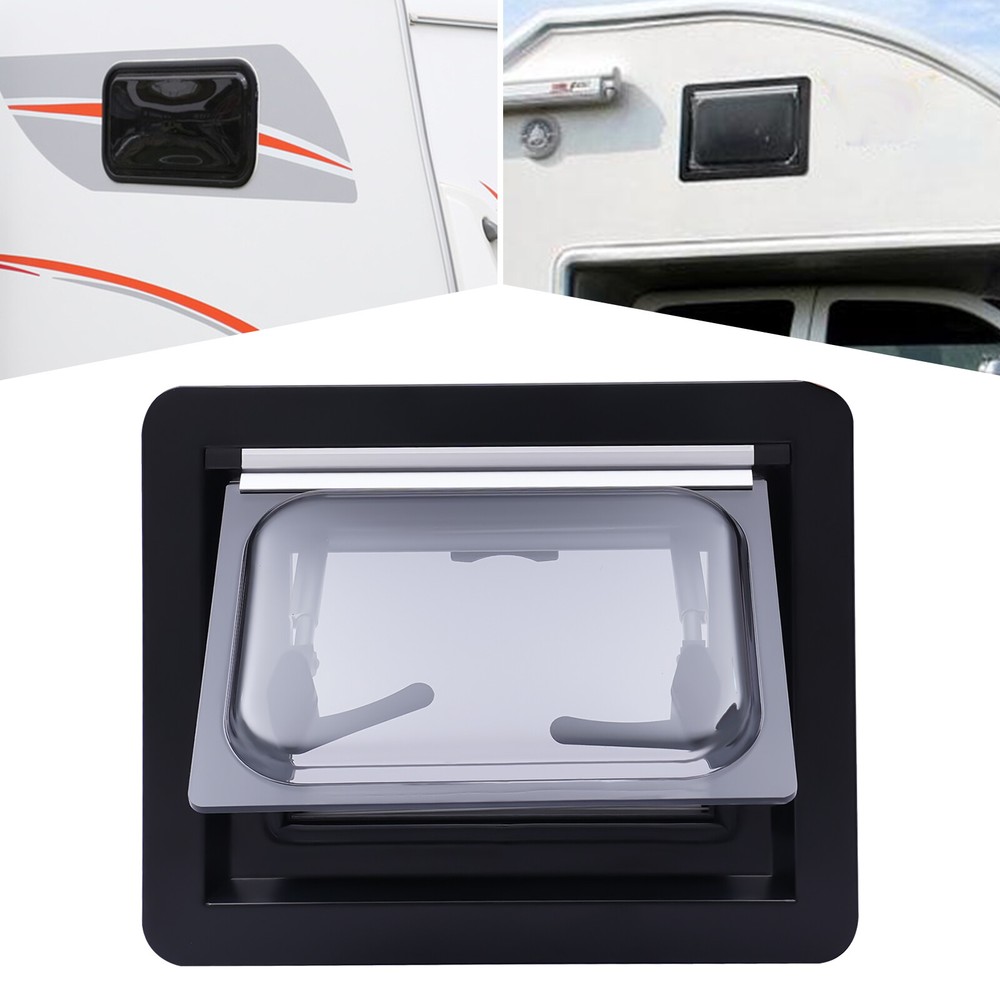 3 Size RV Caravan Hinged External Push Out Window Ventilation Hatch MG16RW