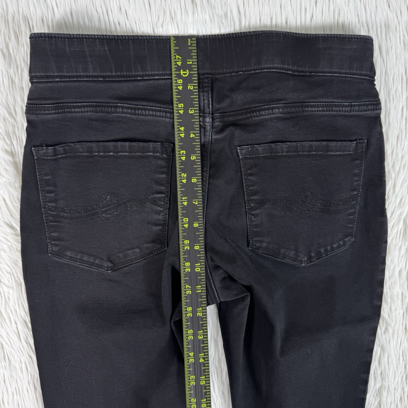 Lee Modern Series Black Mid-Rise Dream Legging Denim Jeans Women's Size 8M