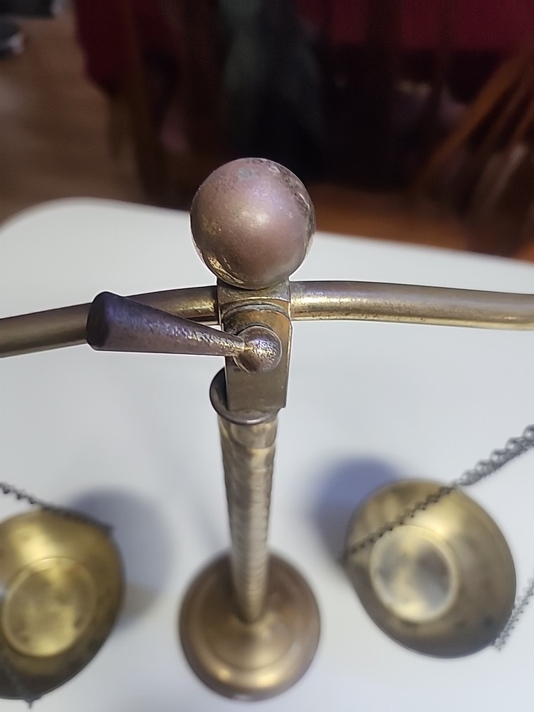 Vintage Brass Balance Scale