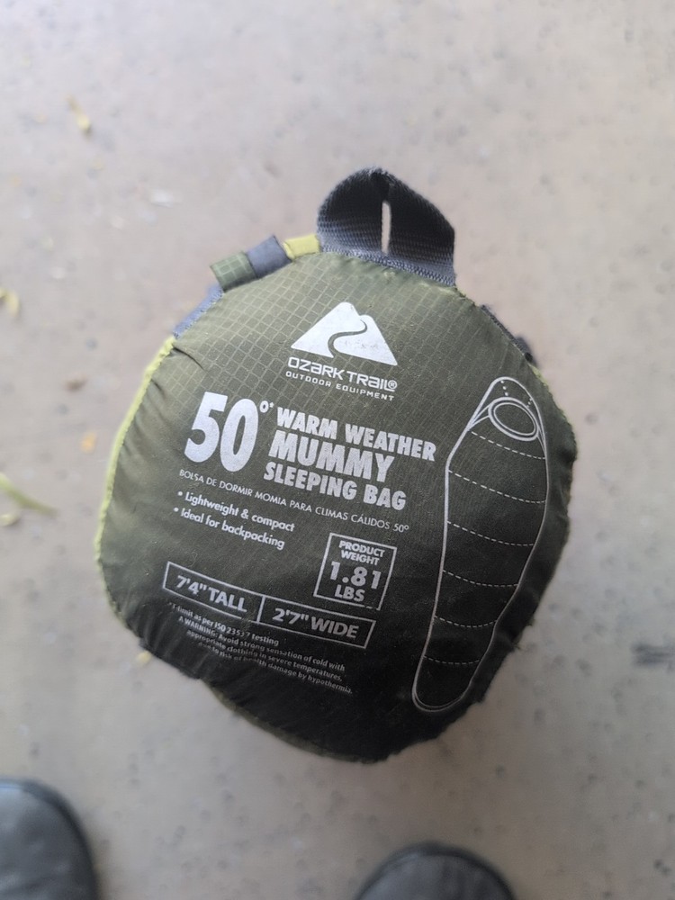 Ozark Trail 50F Compact Mummy Sleeping Bag