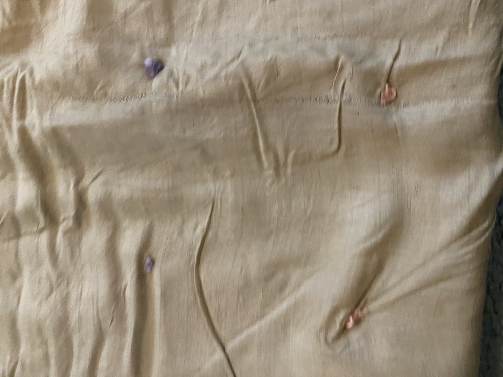 Vintage Crazy Quilt Small Felt Knotted