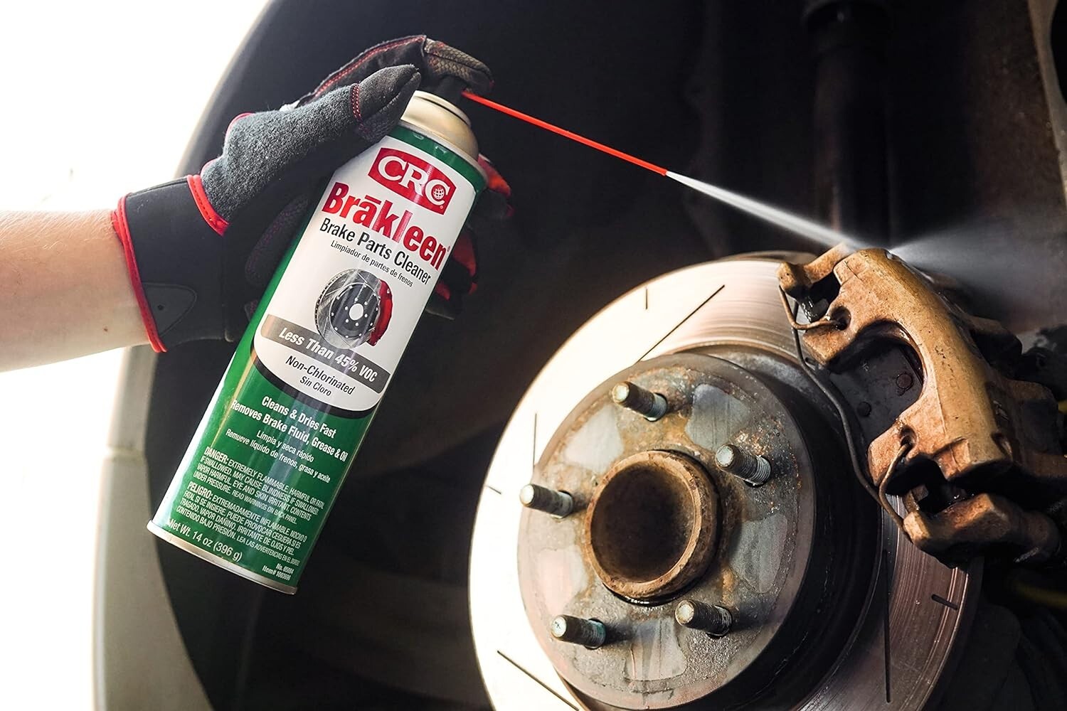 CRC (05084) Brakleen Non-Chlorinated Brake Parts Cleaner - 14 oz - 12 Pack