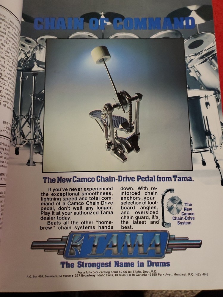 Peter Criss KISS Modern Drummer 1981 Rare