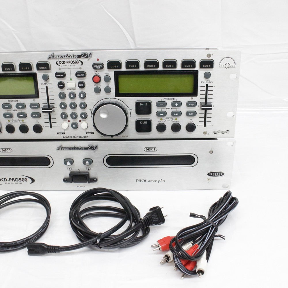 American DJ DCD-PRO500 CD Player And Controller Panel TESTED One Cd Doesn't Open