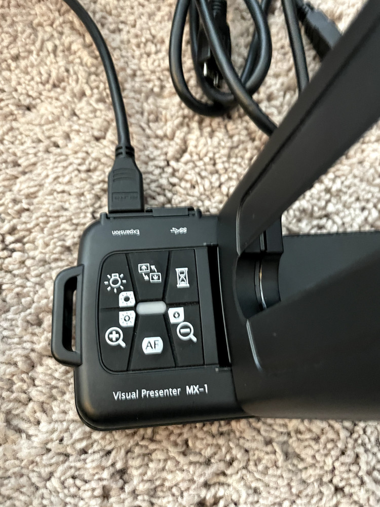 Elmo MX-1 Visual Presenter w/Pelican Case, P4K Document Camera W/extender, Elo