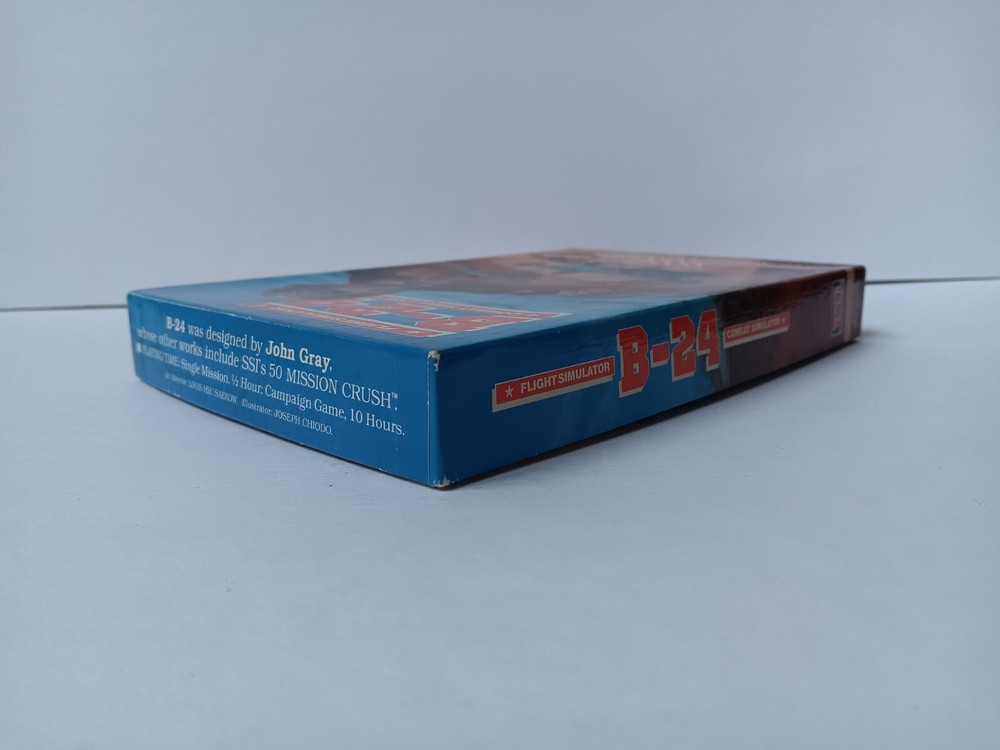 Commodore 64 Combat Flight Simulator B24 Strategic Simulations Game Tested/Works