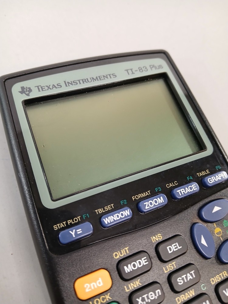 Texas Instruments TI-83 Plus Graphing Calculator With Cover Working