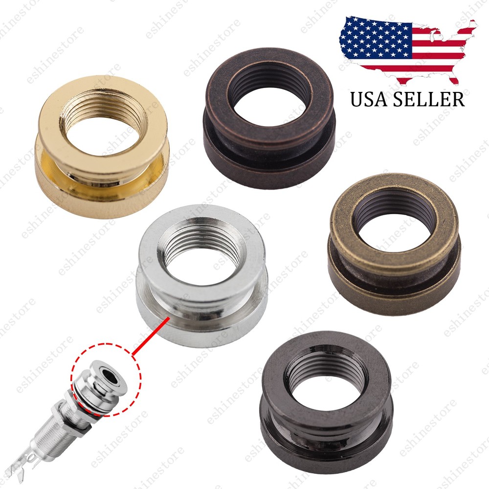 Guitar Endpin Jack Button - M9 Thread Pickup Cap for Replacing Guitar Strap