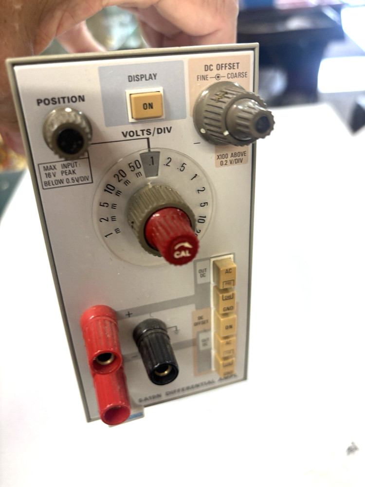 Tektronix 5A19N Differential Amplifier Plug in Unit