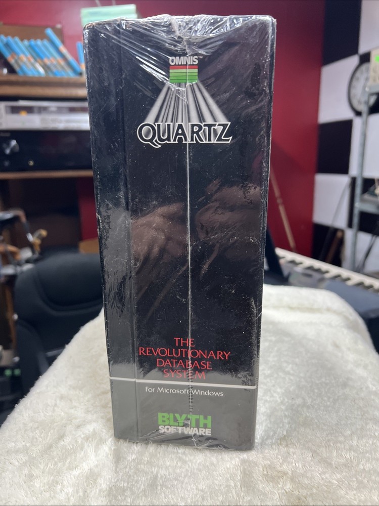 Omnis QUARTZ Database Manager Software Vintage Sealed 1987