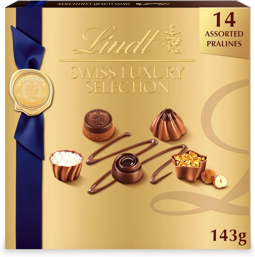 Swiss Luxury Select Assorted Chocolate Candy,  Box