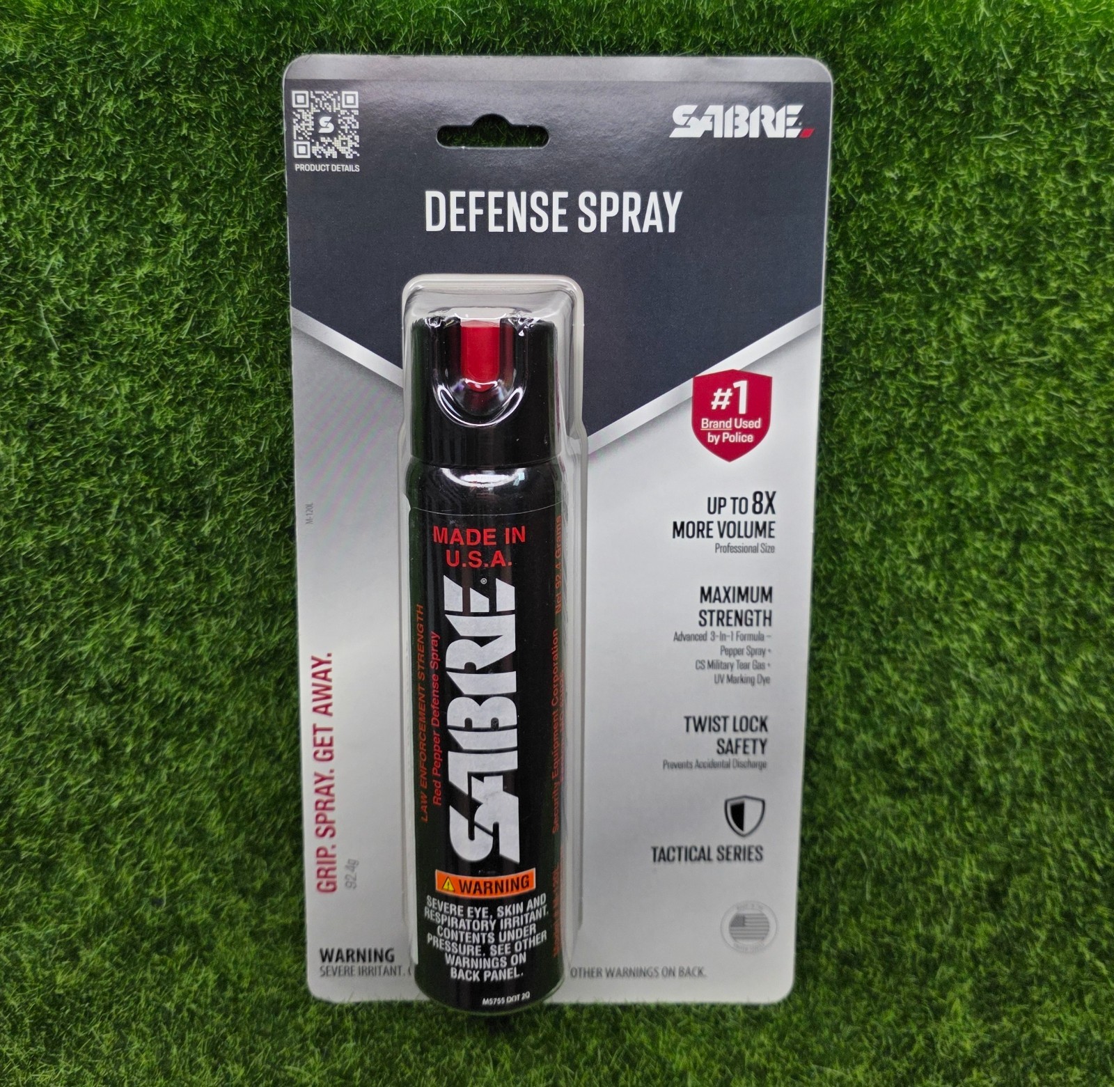 SABRE Magnum 120 3-In-1 Personal Defense Spray, Police Strength, 3.26oz #M-120L