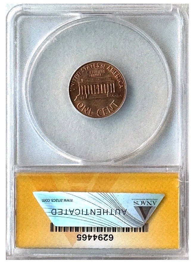 1970 S Lincoln Cent Mint Error FS-1401 MS 65 RED SMALL DATE..