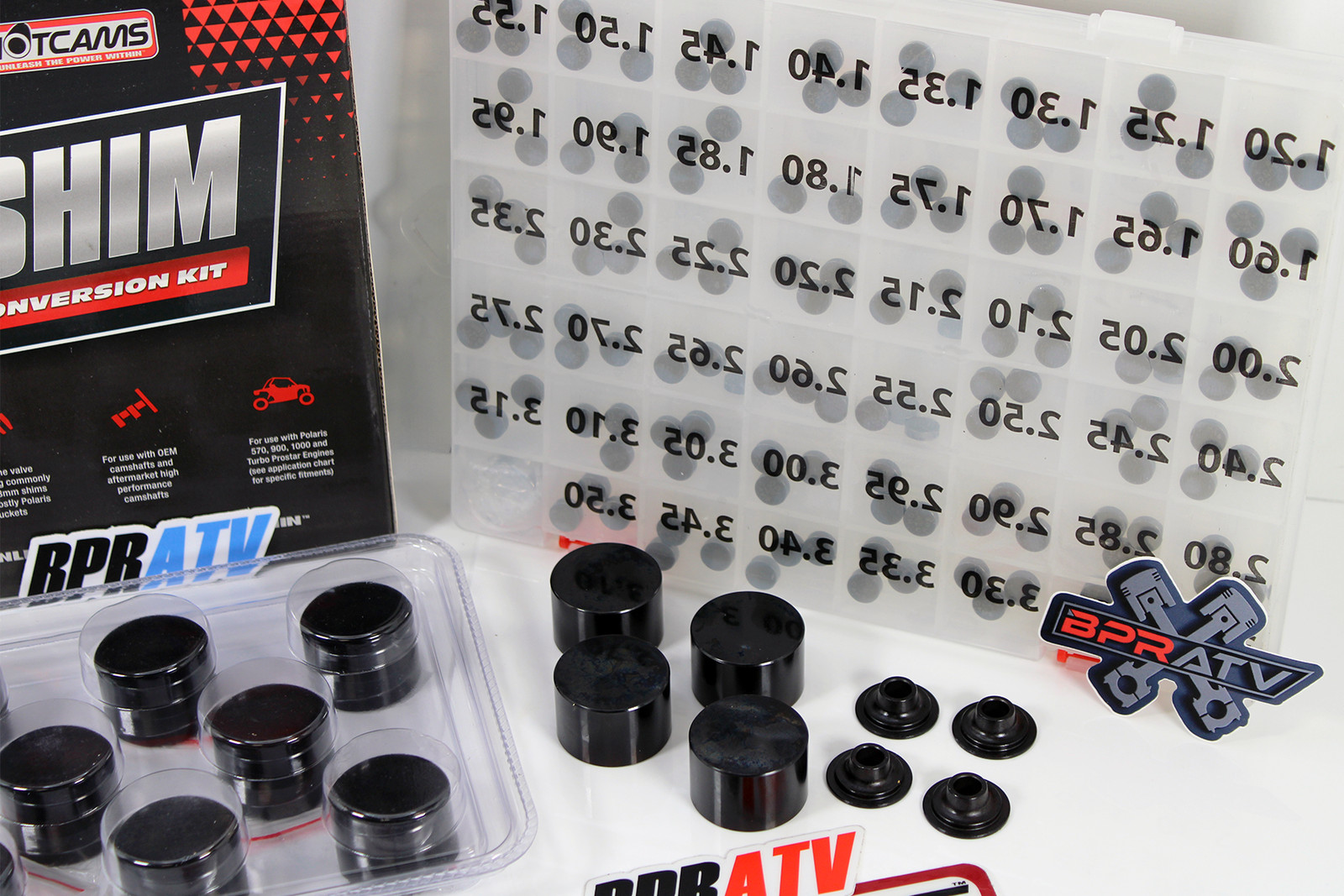 14-20 Polaris RZR 900 XP 900 Hot Cams Valve Shim Conversion Kit Hotcams Shim Kit