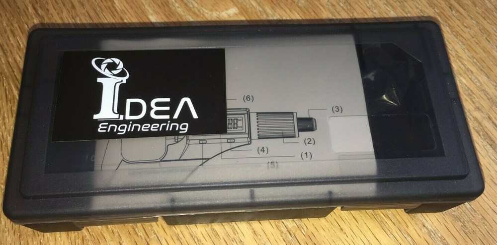 IDEA Engineering 0-1" Digital Electronic Outside Micrometer w/Large LCD Display