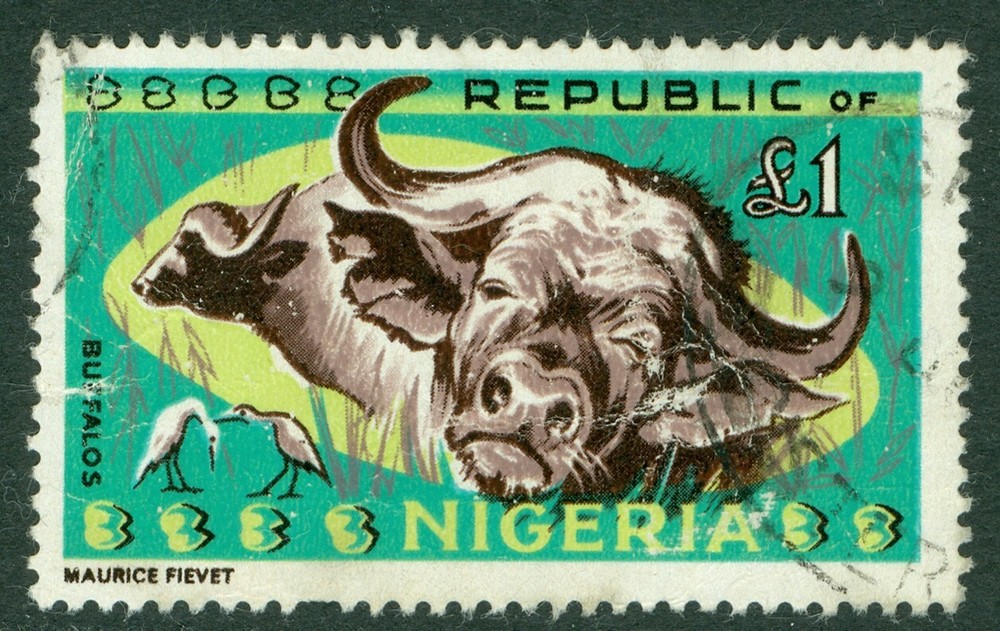 SG 185 Nigeria £1 multicoloured. Very fine used