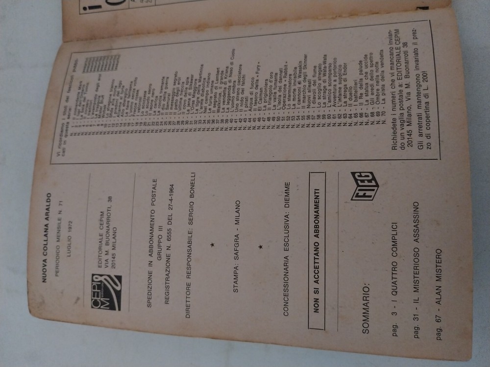 Commander Mark the Four Accomplices Comic No.71