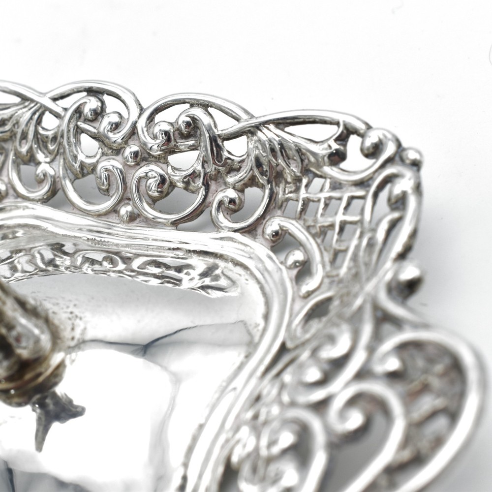 Antique Solid Silver Ring Tree Dish Edwardian 1902