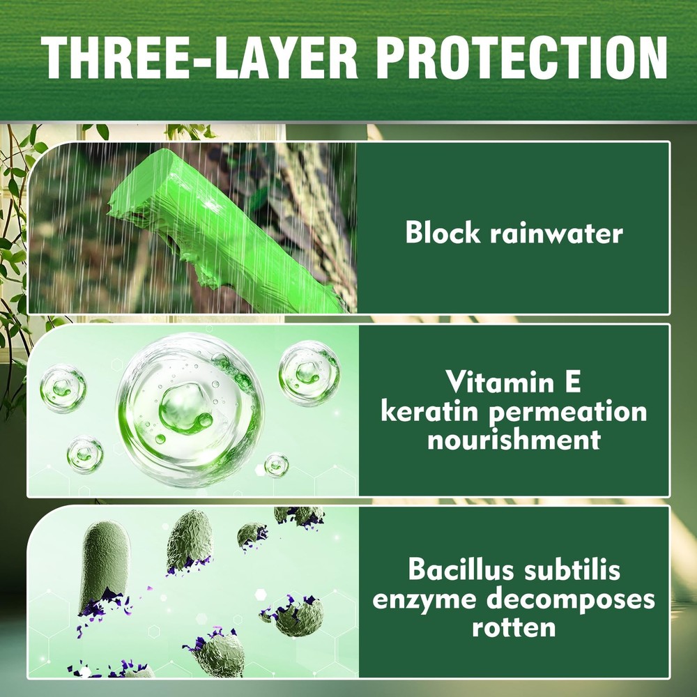 Tree Wound Sealer, Organic Pruning Dressing Paste & Grafting Compound, Green