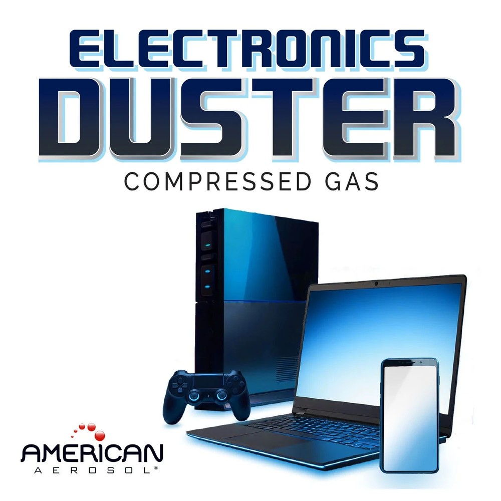 Compressed Gas Electronics Duster 10 oz., 4 Pack