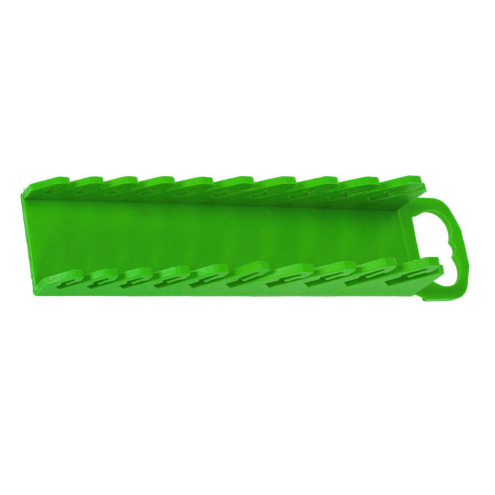 Sealey Spanner Rack Capacity 10 Stubby Spanners Hi-Vis Green