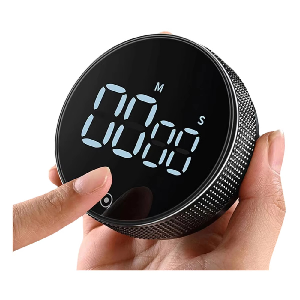 Magnetic Kitchen Digital Timer, Manual Countdown Mechanical Cooking Stopwatch