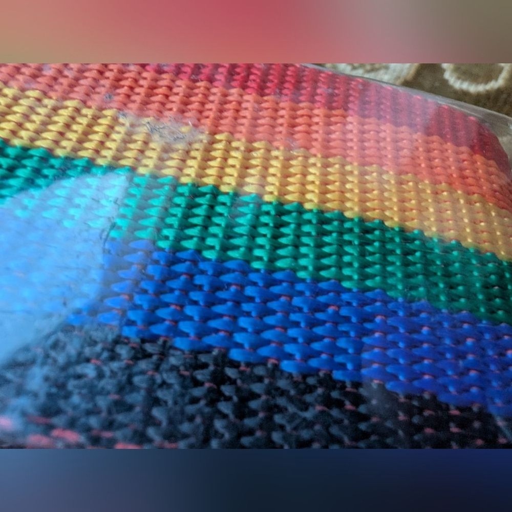 Vintage Rainbow Luggage Strap