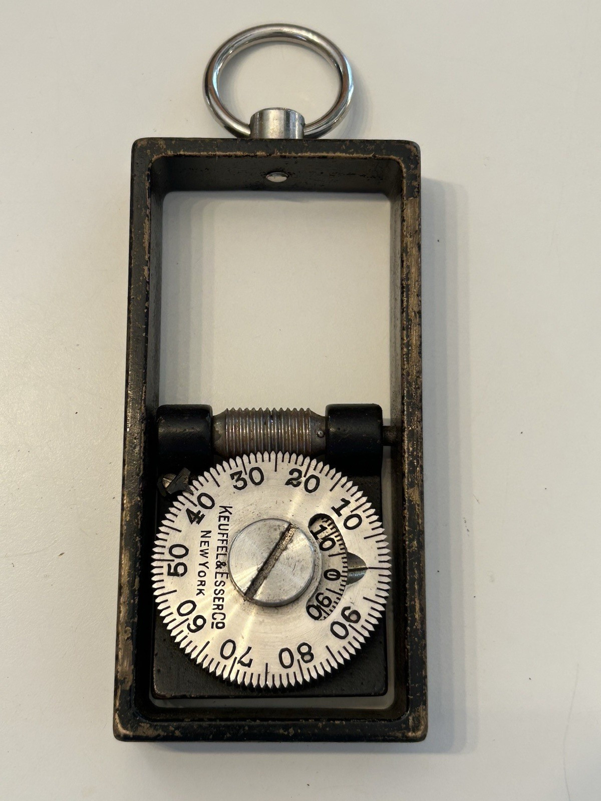 Keuffel & Esser Wagon Wheel Odometer With Original Leather Case - Circa 1890’s