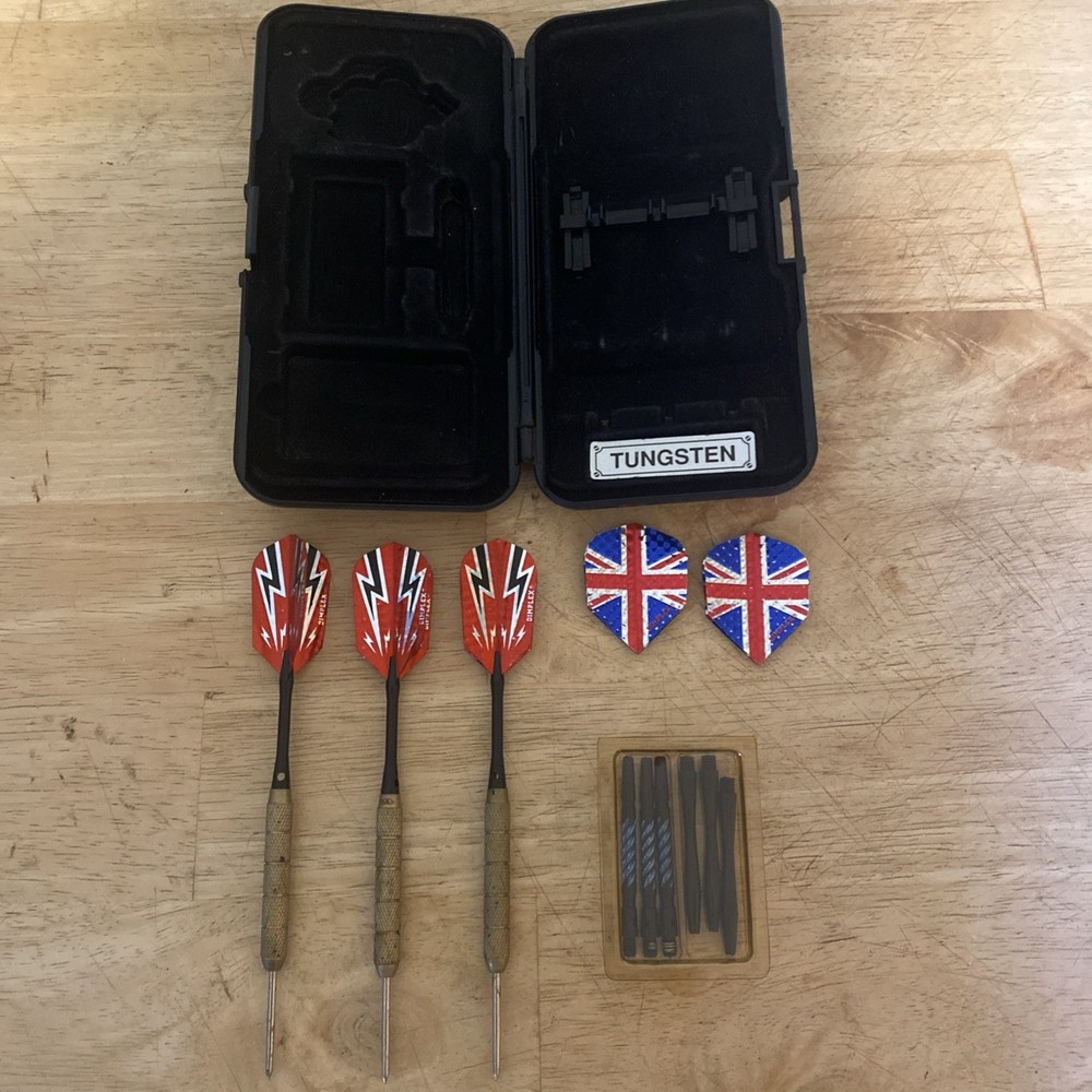 Viper Blitz Tungsten Darts Pre Owned Set  Hard Case Grams Unknown READ