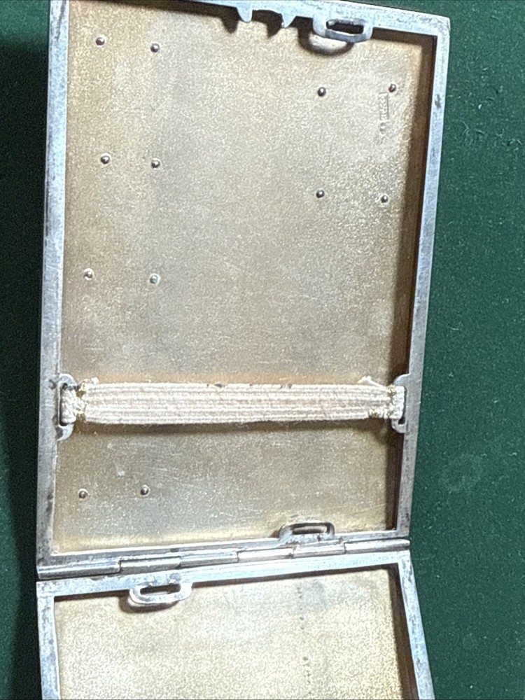 Cigarette Case Scandinavian SILVER .875 with Soviet Awards