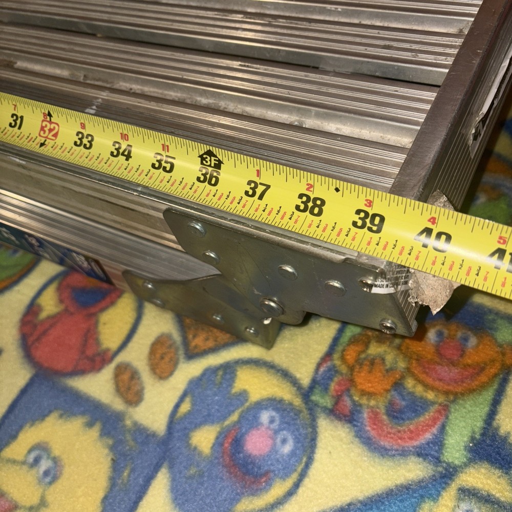 Werner AP-20 aluminum work platform ladder-Fully Functional/Used