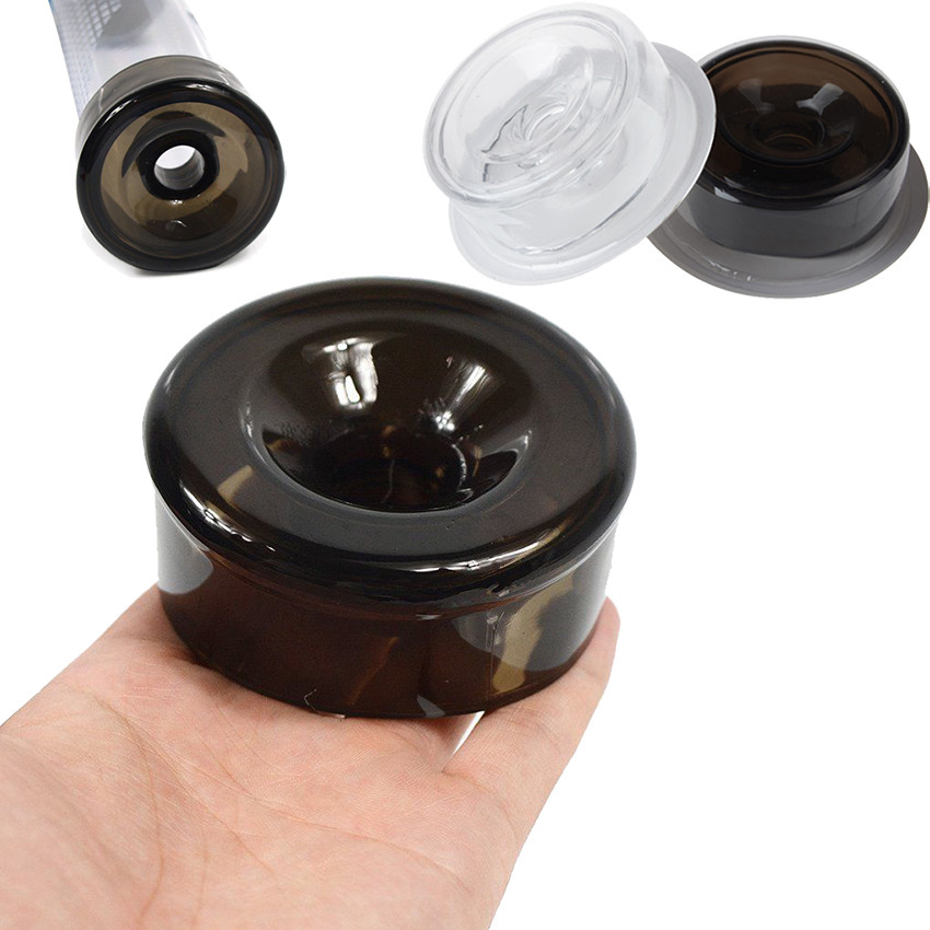 2PCS Soft Silicone Vacuum Seals Penis Pump Universal Sleeves Replacement Ring