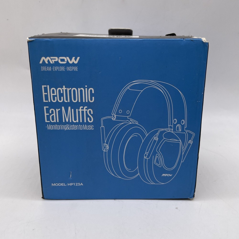 MPOW Electronic Ear Muffs HP123A New Open Box