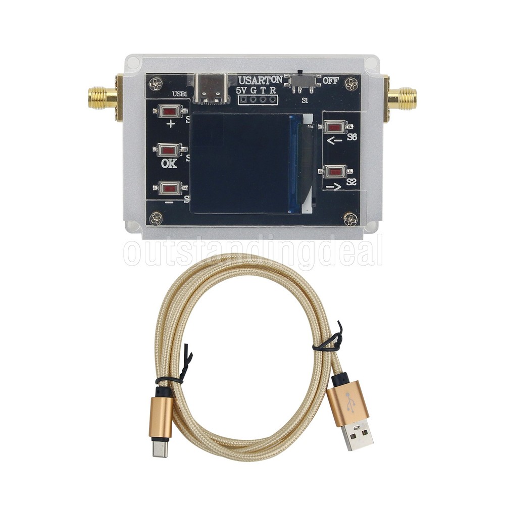 ATT-6000V3.0 DC-6GHZ 90DB Programmable Attenuator Module RF Attenuator 1.3" OLED