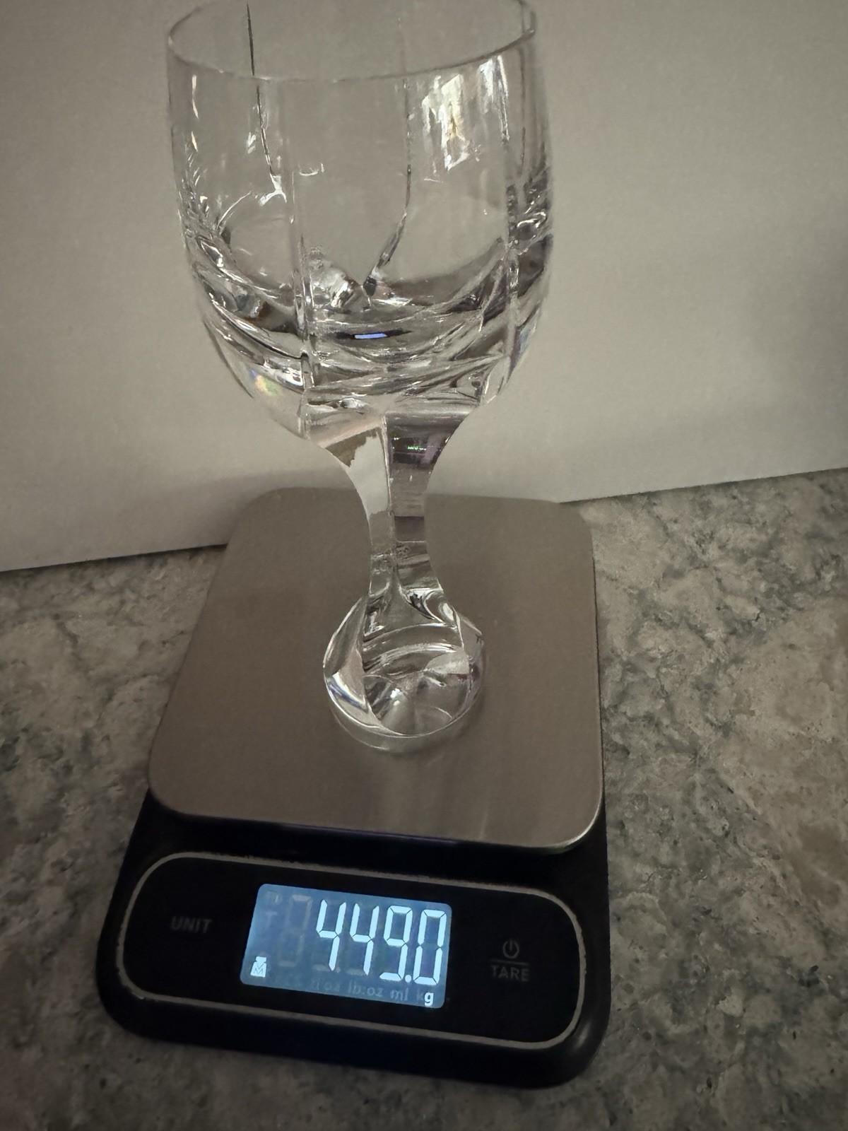 Baccarat Neptune Claret Wine 7 3/4 inch Glass (s) MINT & Guaranteed