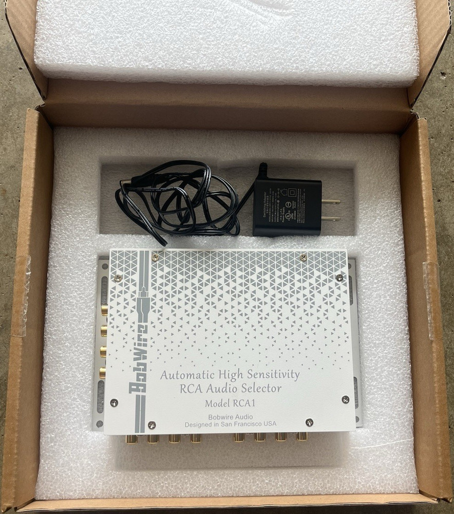 Bobwire Audio Automatic High Sensitivity RCA Audio Selector RCA1