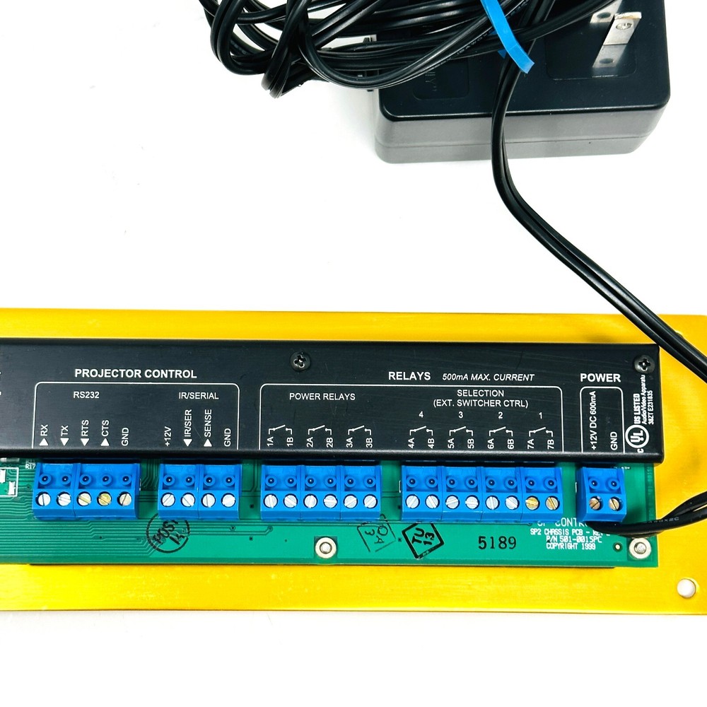 SP Controls SP2-SMCHAS-AG Small Chassis Mini SmartPanel Projector Control Gold