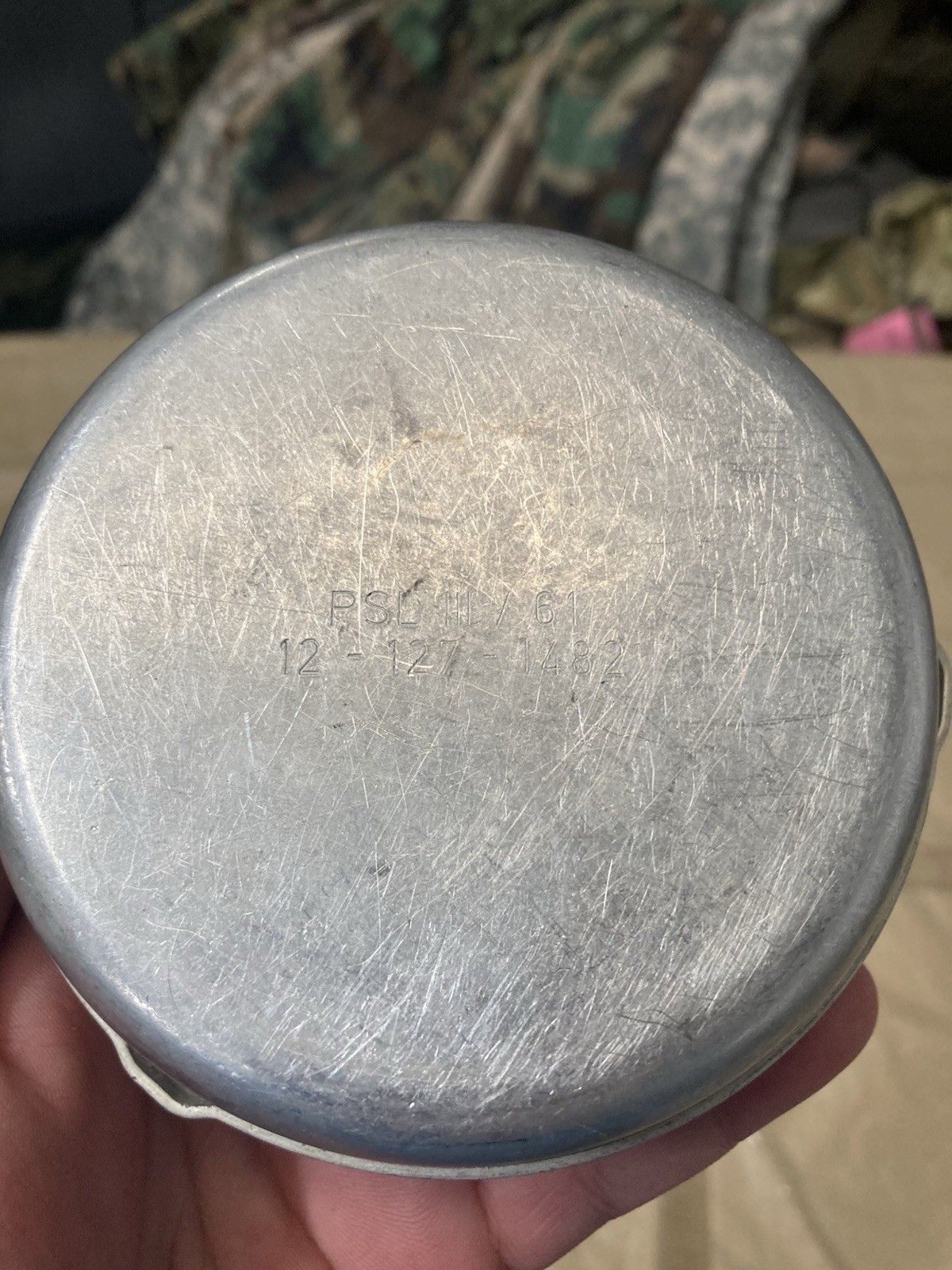 German Bundeswehr Mess Kit Insert Bowl & Lid – 1960/61 Dated – Individual