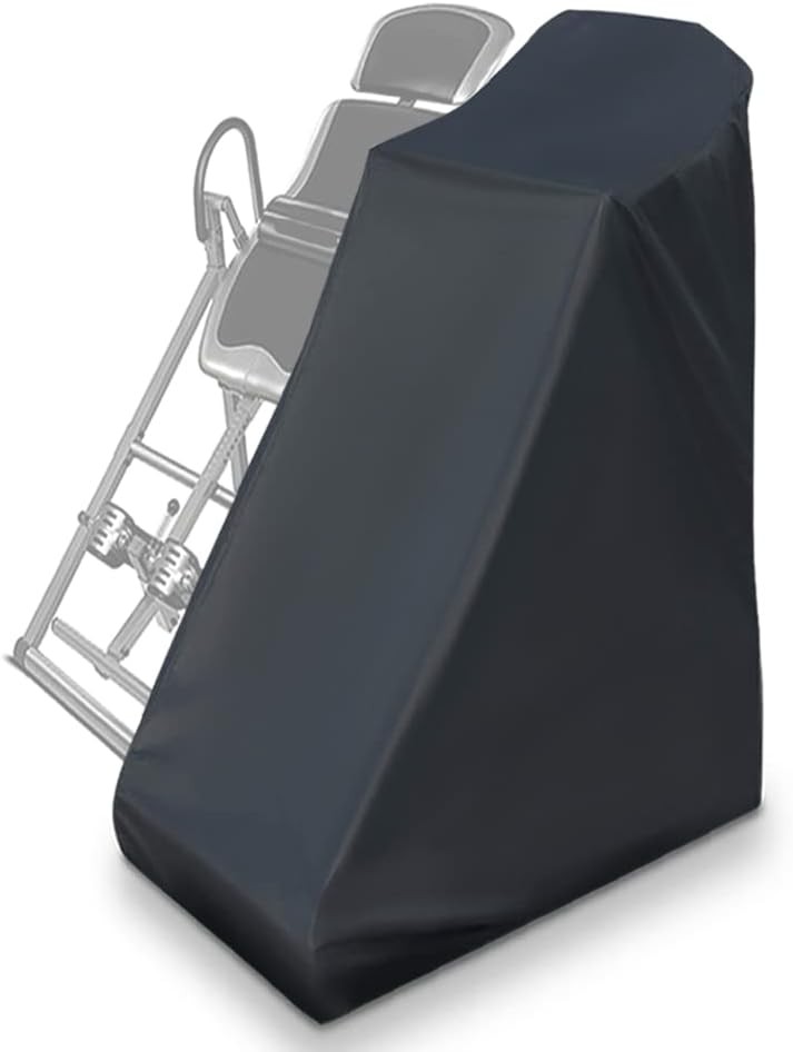 Inversion Table Protective Cover with Zipper, Waterproof& Dustproof Black