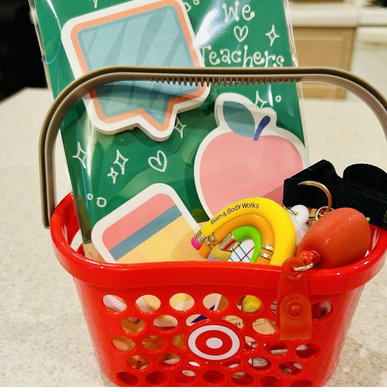 Target Mini Toy Shopping Handheld Basket Pretend Play Bullseye Logo Spritz NEW