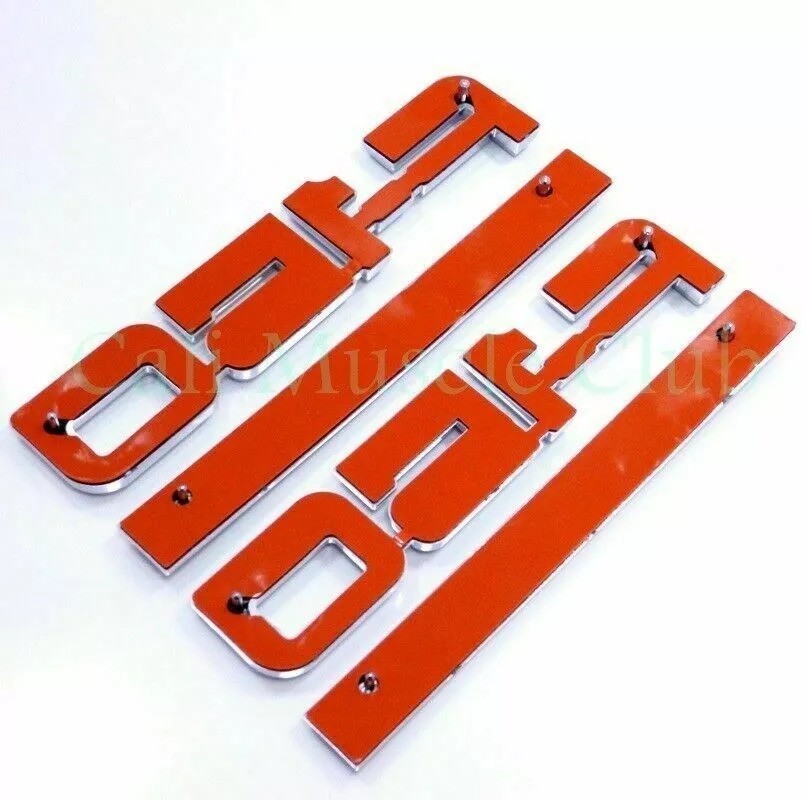 4Pc Set Front Fender Emblem Badge For 1987-1991 F150 XLT Lariat Truck