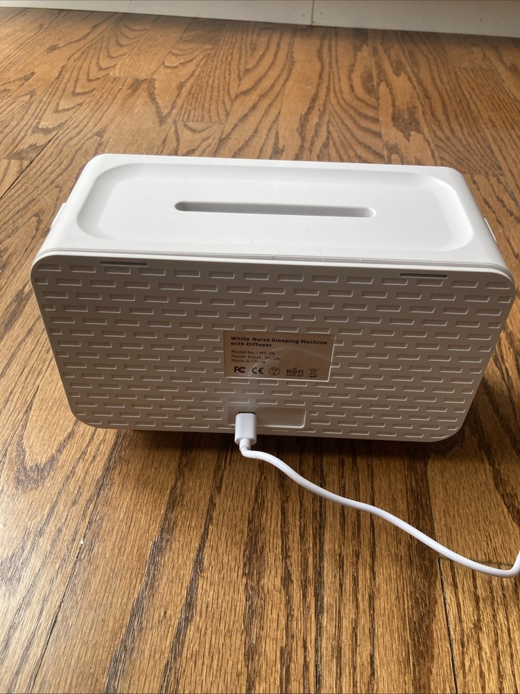 White Noise Sleeping Machine with Diffuser, Humidifier, Night Light, Bluetooth