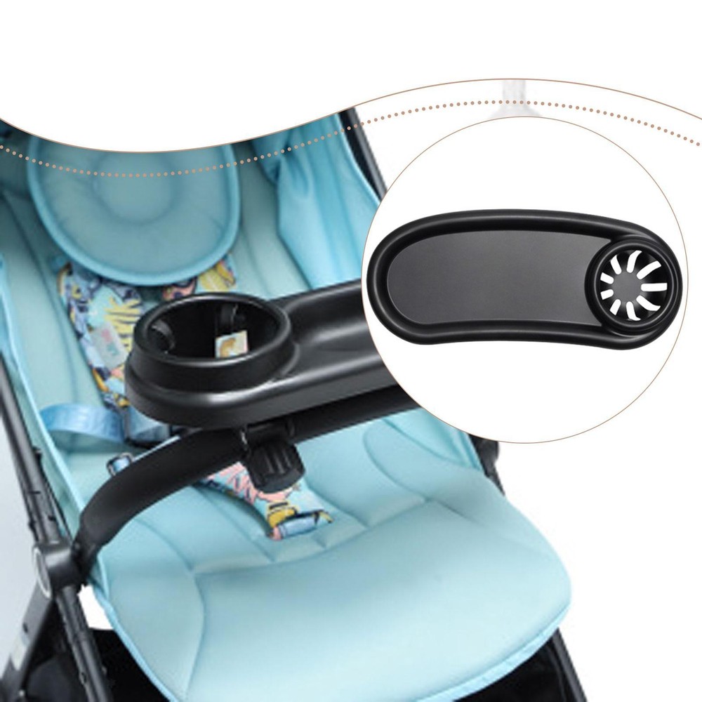 Stroller Snack Tray Bottles Holder Multipurpose Sturdy Stroller Dinner Table