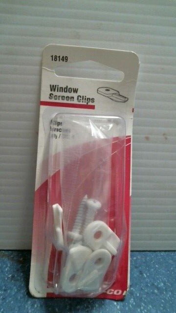 Slide-Co Window Screen Clips  (18149)  FS