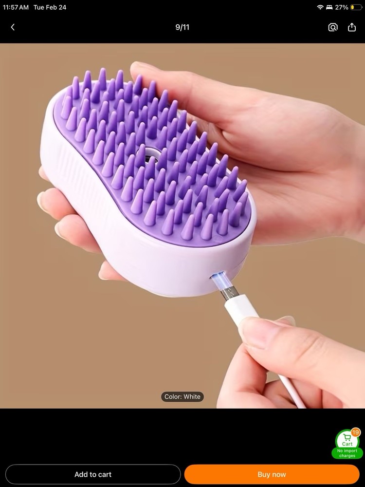 Pet Self-Cleaning Brush
