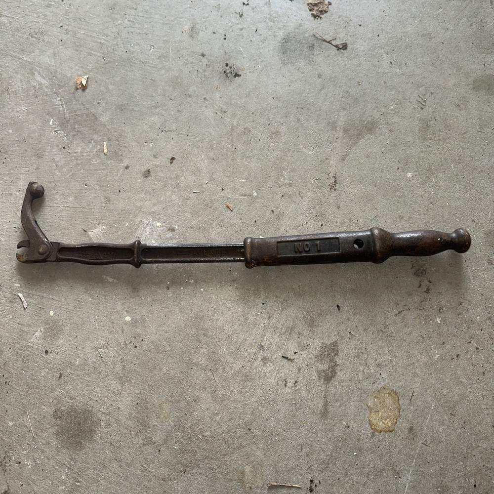 Antique Cast Iron Morrill No.1 Nail Puller Adjustable Handle