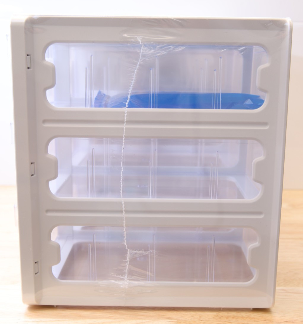 Sysmax Up System 9 Drawer Multibox Organizer White Clear NEW 16.1"x9.2"x9.8"