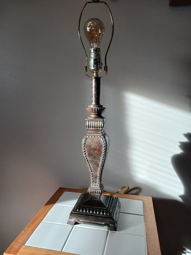 Vintage Berman Footed Table Lamp. 20" height.