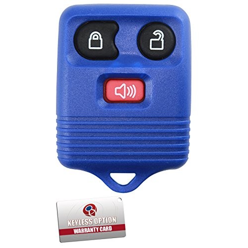 Replacement 3 Button Keyless Entry Remote Control Key Fob Clicker Blue