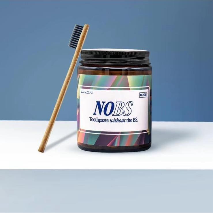 NOBS Toothpaste Tablets - Nano Hydroxyapatite, Fluoride Free, Plastic Free, Eco